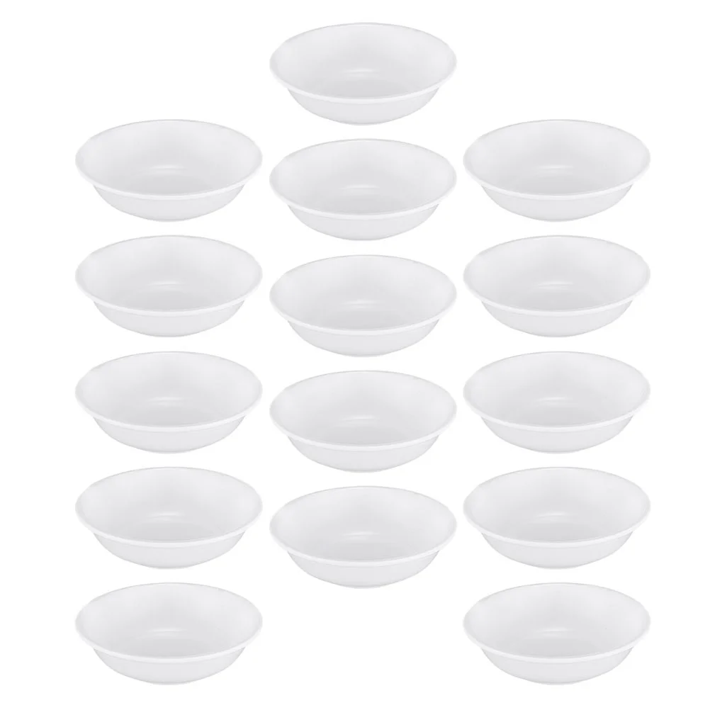 

25pcs Condiment Dishes Plastic Sauce Bowls Round For Dipping Sauces Seasonings Appetizers Home Hotel Restaurant Use