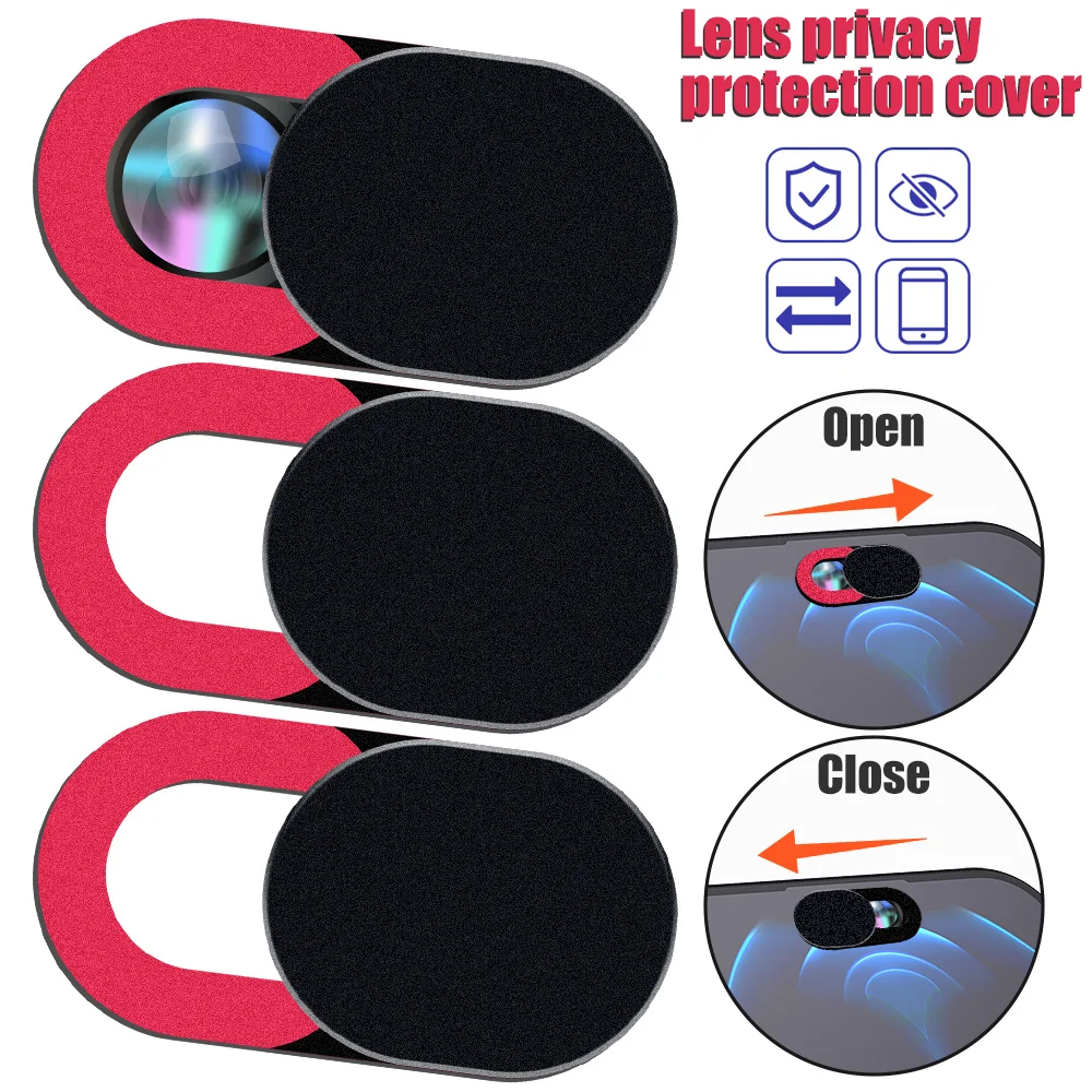 10/5/1pcs Webcam Cover Ultra Thin Laptop Lens Cover Slide Privacy Sticker for IPhone IPad MacBook Pro Camera Blocker Slider