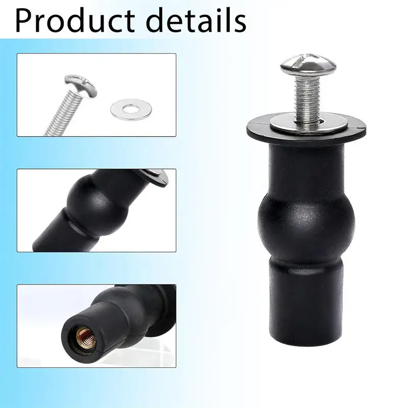 2/4/8pcs Heavy Duty Toilet Seat Bolts Durable Replacement Fixing Bolts for Standard Toilets Bathroom Toilet Replacement Parts
