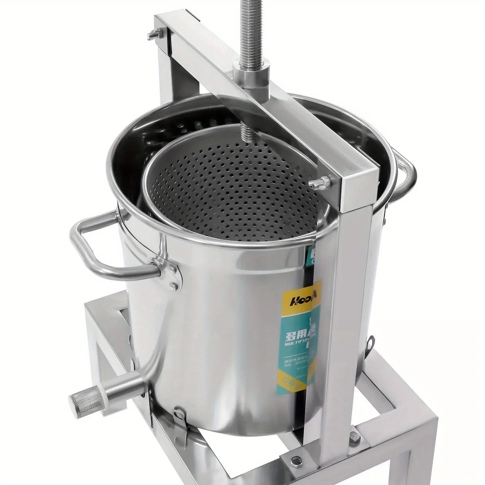 2.6gal Fruit Wine Cider Press Apple Grapes Crusher Juice Maker Juicer Making