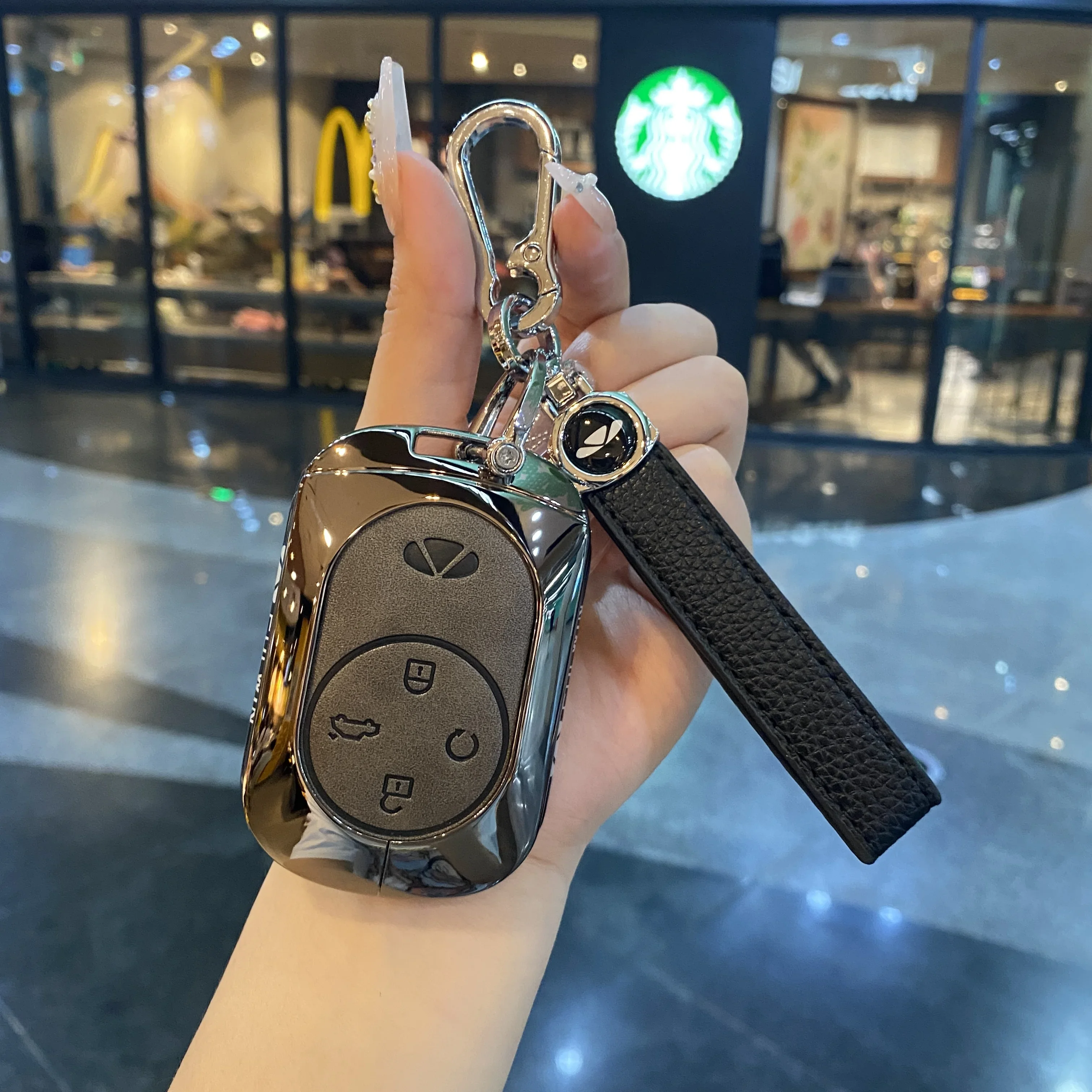 For Fengyun T9 key protective cover, T10 Chery car dedicated new energy metal key modification protective cover