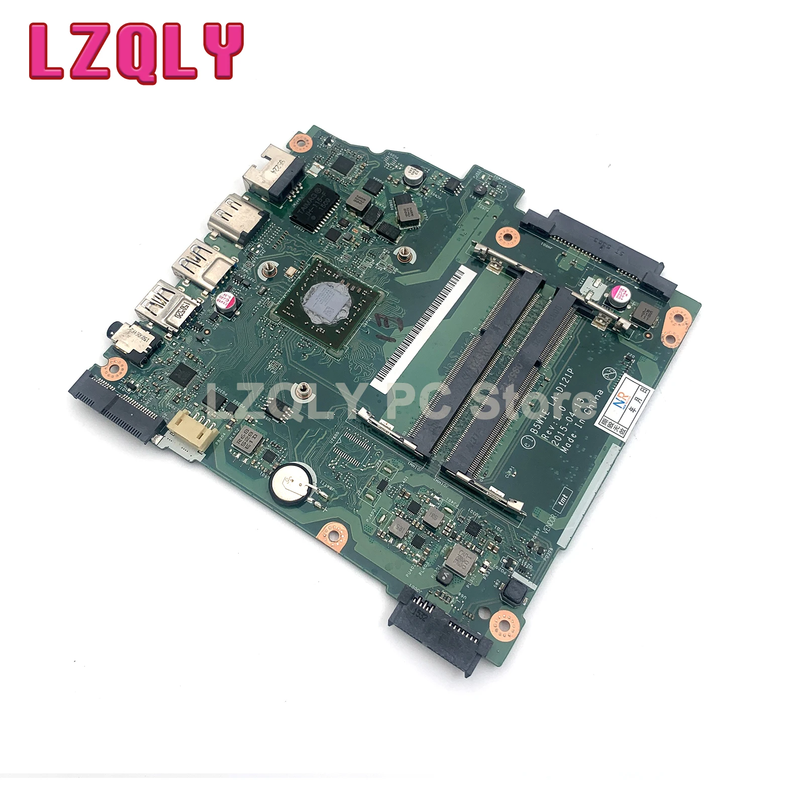 For Acer Aspire ES1-520 ES1-521 ES1-522 Laptop Mainboard B5W1E LA-D121P NBG2K11002 NB.G2K11.002 DDR3 E1-6010 CPU DDR3 100%Test