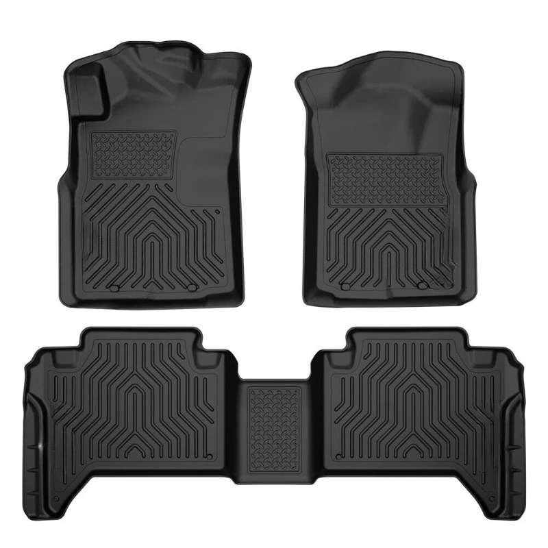 TPE Floor Mats Liners Fit For 05-11 Toyota Tacoma Double Cab Rubber All-Weather United States