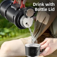4-5LStainless Steel Insulated Water Bottle with Handle Outdoor Portable Thermos Bottle,Keep Hot and Cold for 72H