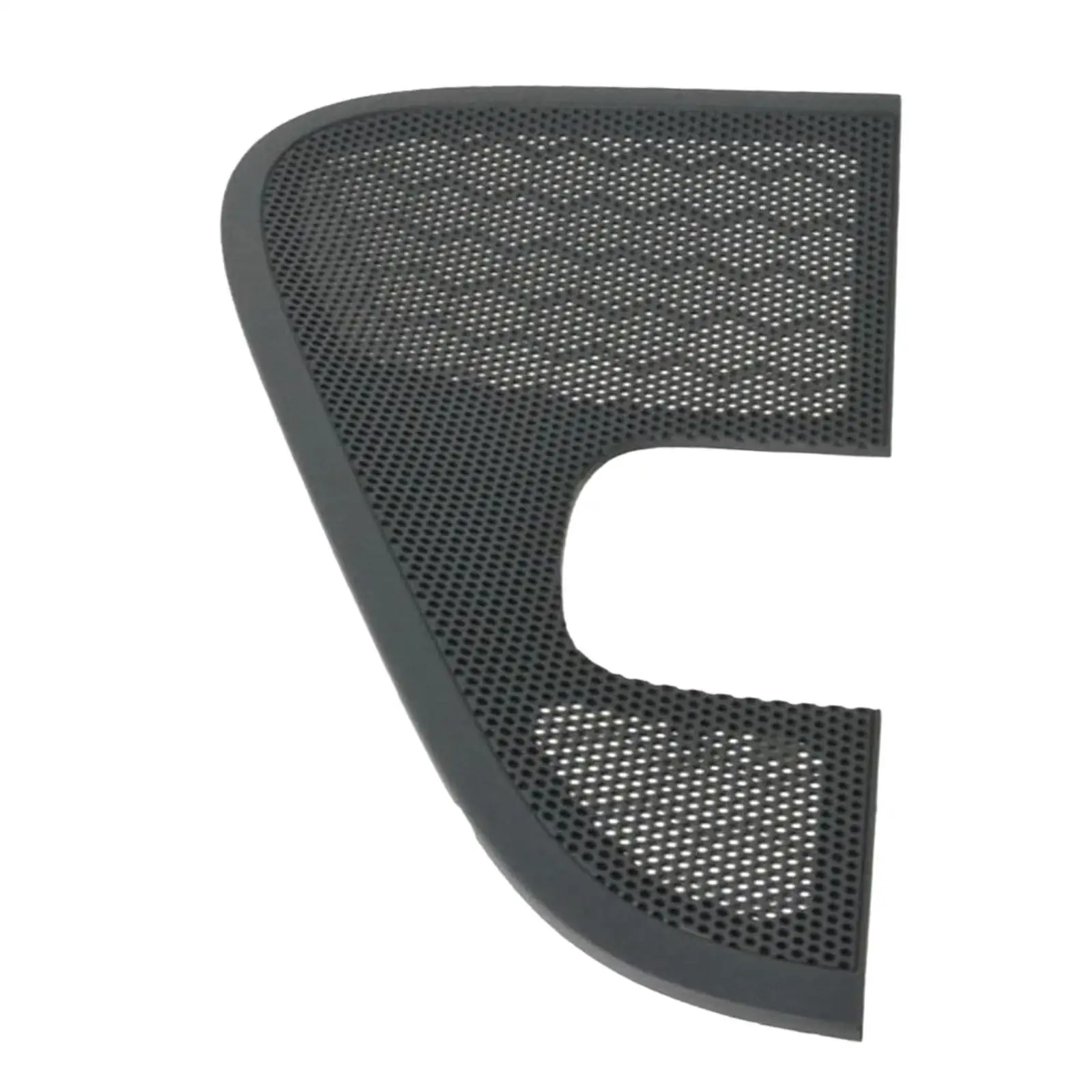 

Automotive Door Speaker Grille Cover Smoke Gray ABS Easy Install for Ford F150 2004-2008 Replacement