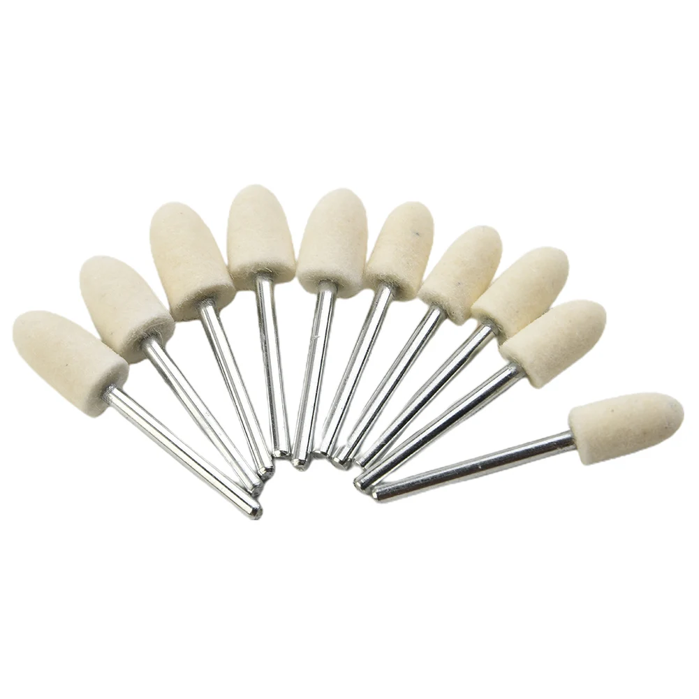 Roue de tampons de polissage en feutre de laine, outils de cirage pour le bois, le verre et l'acier, kit d'outils éloignés, diversifier, 25 pièces