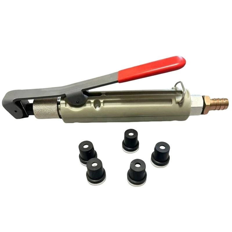 DT16 Sandblaster Nozzle Kit SandBlastingGun with 5 Rubber Tips, Metal Body for Rust Removal Car Cleaning