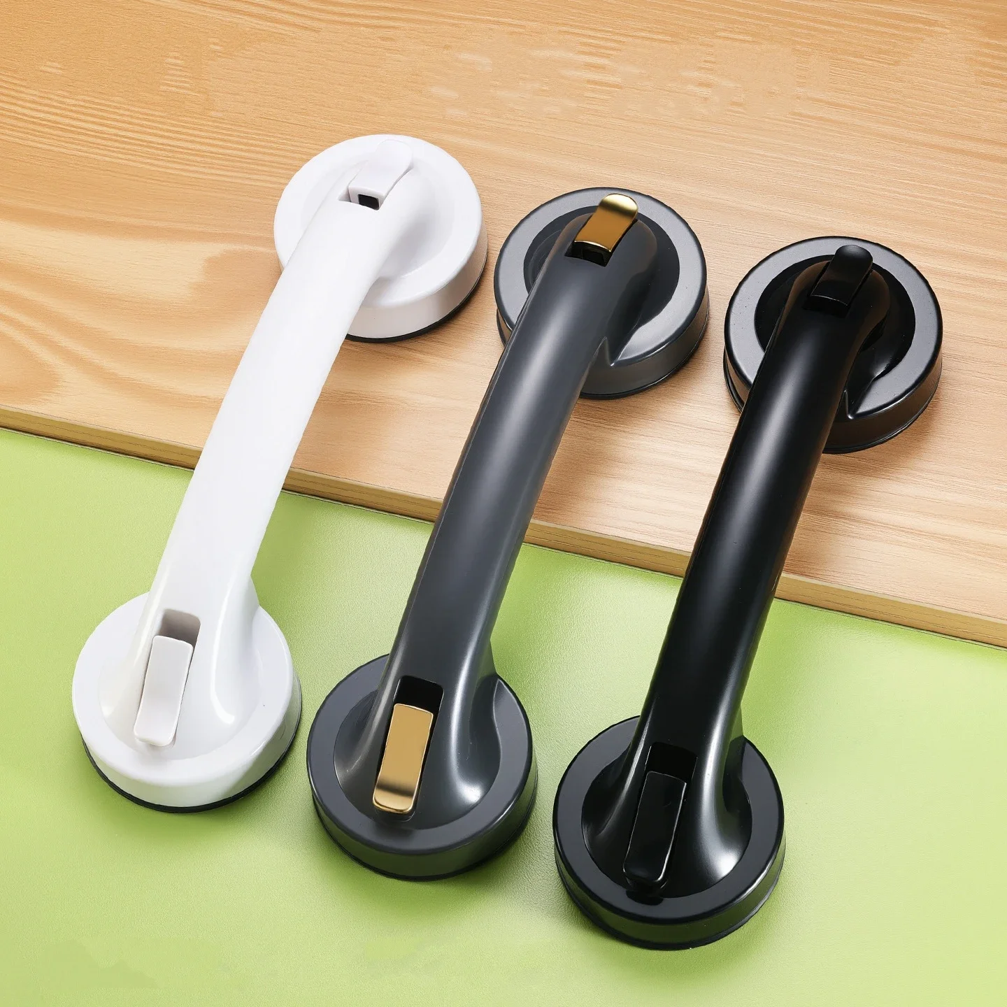 

Поручень для ванной комнаты с ручкой для пожилых людей, чтобы предотвратить падение, присоска, ванна для ванной комнаты, детская бесплатная ручка для перфорации, стеклянные двери и окна