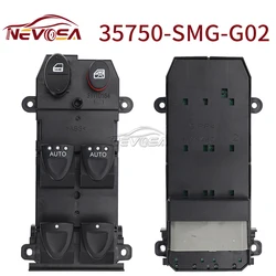 NEVOSA-Interruptor de controle de janela para Honda Civic, LHD dianteiro esquerdo, LHD, poder esquerdo e direito, controle de janela, 35750-SMG-G02, 22 pinos, 2005-2012