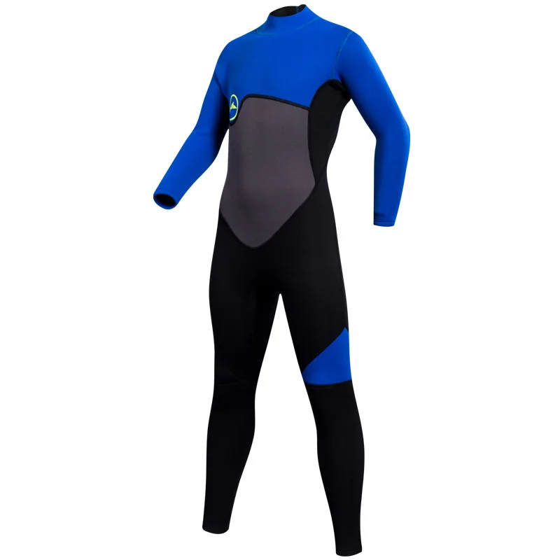 Kids One Piece Long Sleeve Diving Suit Child Full Body Wetsuit Keep Warm WaterProof UV Protection Swimwear Surfing Rash Guard