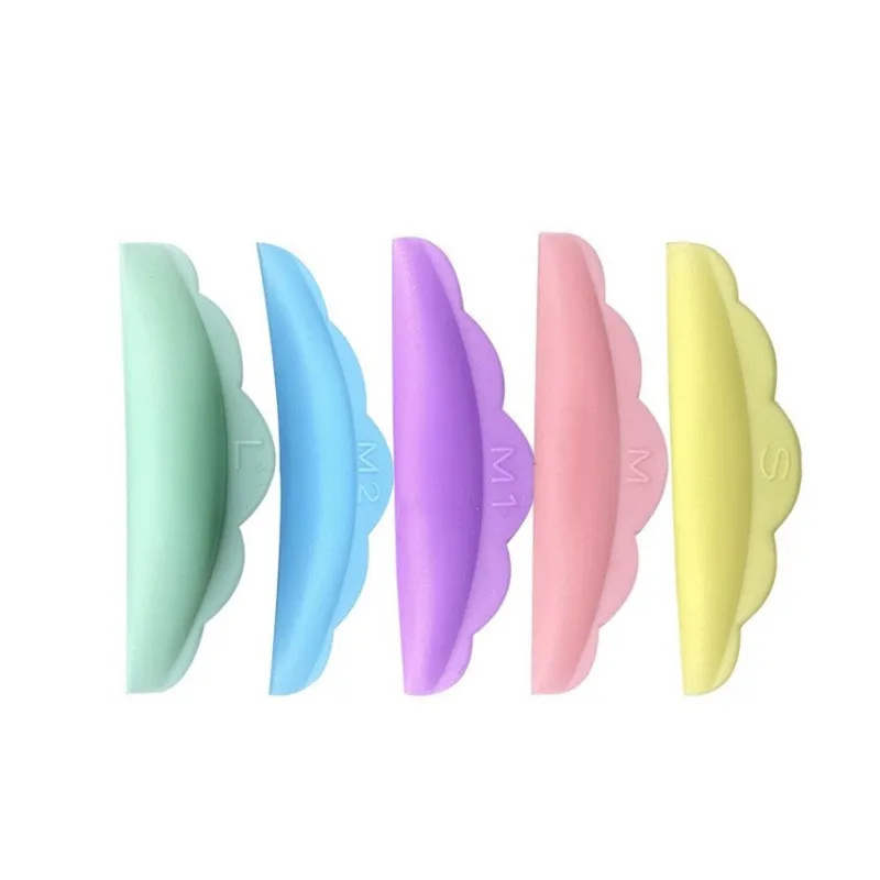 10Pcs Silicone Eyelash Perming Pads Reusable Lash Lifting Shims Extension Lamination Pad Eyelash Shims for Professional Use