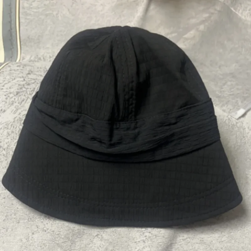 Bucket Hat for Women UV Protection Outdoor Sports Hat 1Pc Casual Sun Hats Gifts Sun Protections Face Solid Colors Sun Hats Black