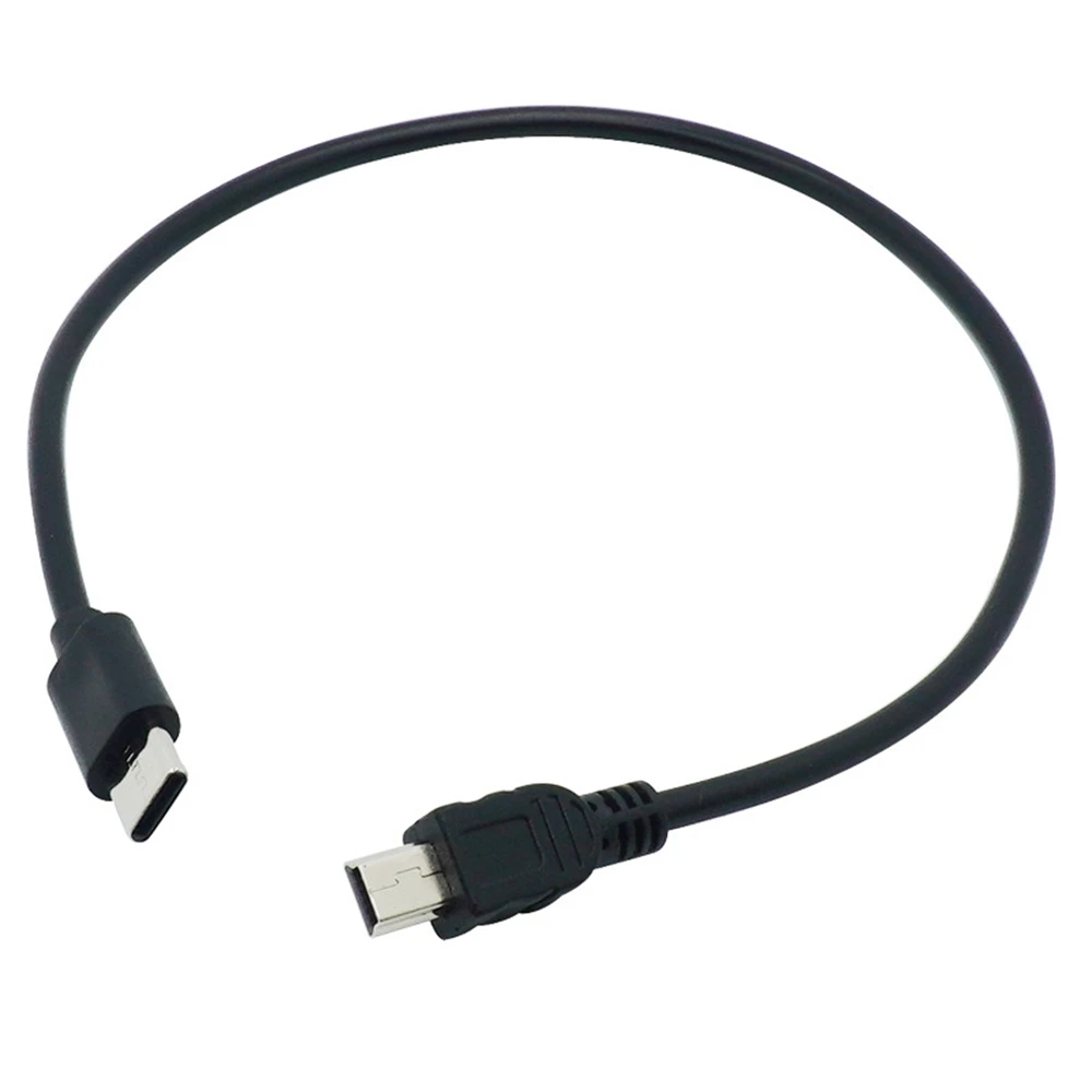 

Mini USB to Type-C to T-Port MP3 Transmission Cable Data Cable Connection Cable Suitable for Camera and Phone