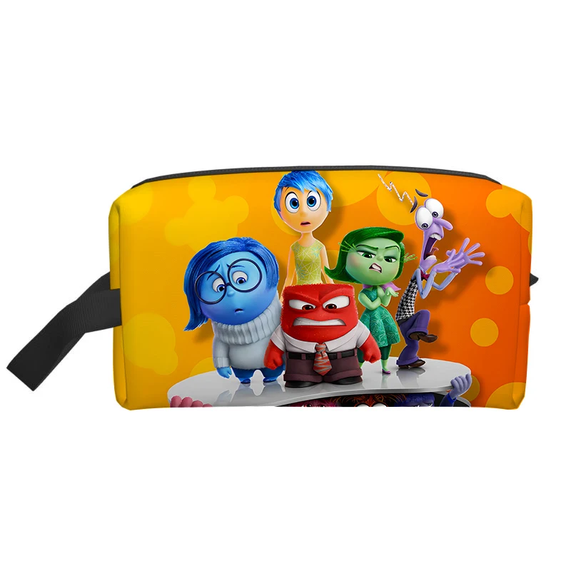 Disney Inside Out Cosmetic Bags Outdoor Multifunction Travel Storage Bag Anime Women Toiletries Protable Causal Organizers Gift