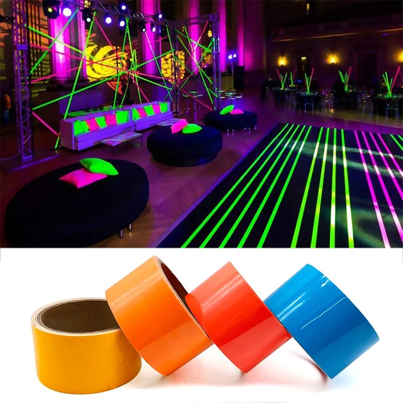 Roadstar Colorful Glow in The Dark Tape Photoluminescent Tape Self-Adhesive Stage Home Decoration RS-230A