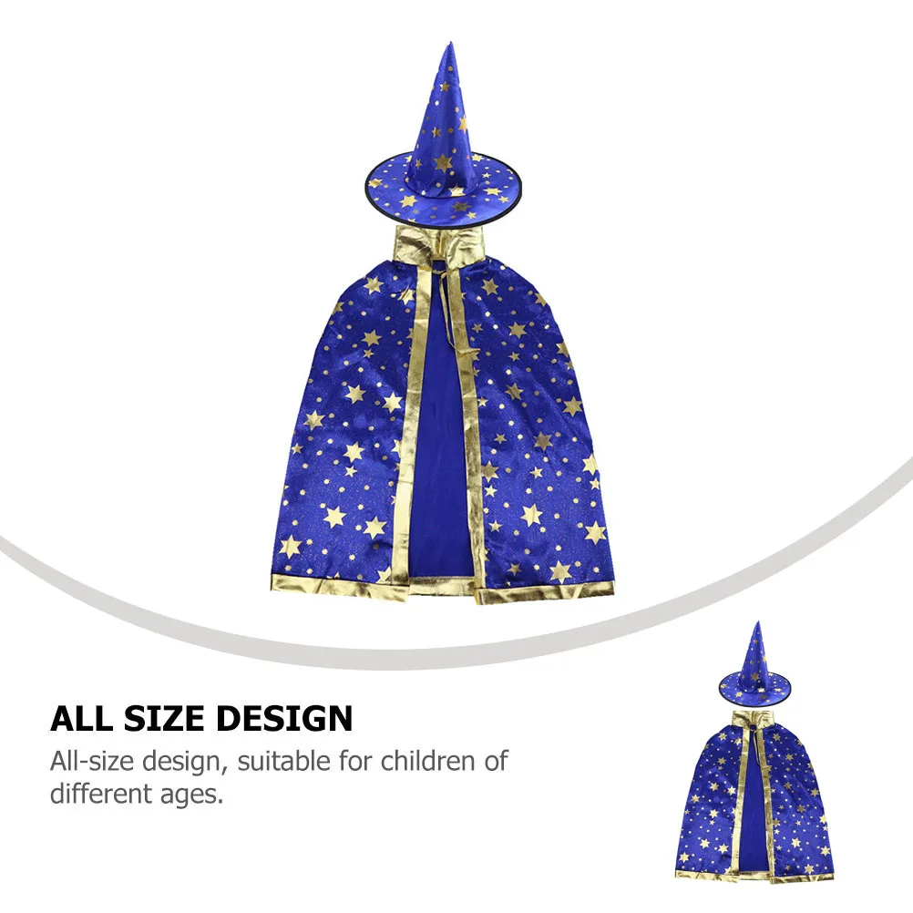 

Bright Comfortable Halloween Cloak For Kids All Size Party Creative Costume Stage Performance Wear 1Pc