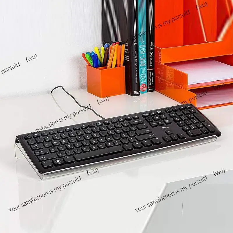 Transparent acrylic keyboard holder Electronic product display stand Bending bracket Acrylic keyboard holder