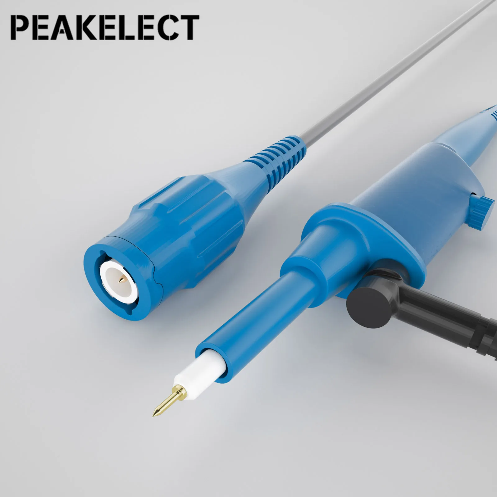 Peakelect P2301B Oscilloscope Probe 300MHz with Alligator Clip BNC Protective Cap Scope Clip Probe for Tektronix HP X10 10:1