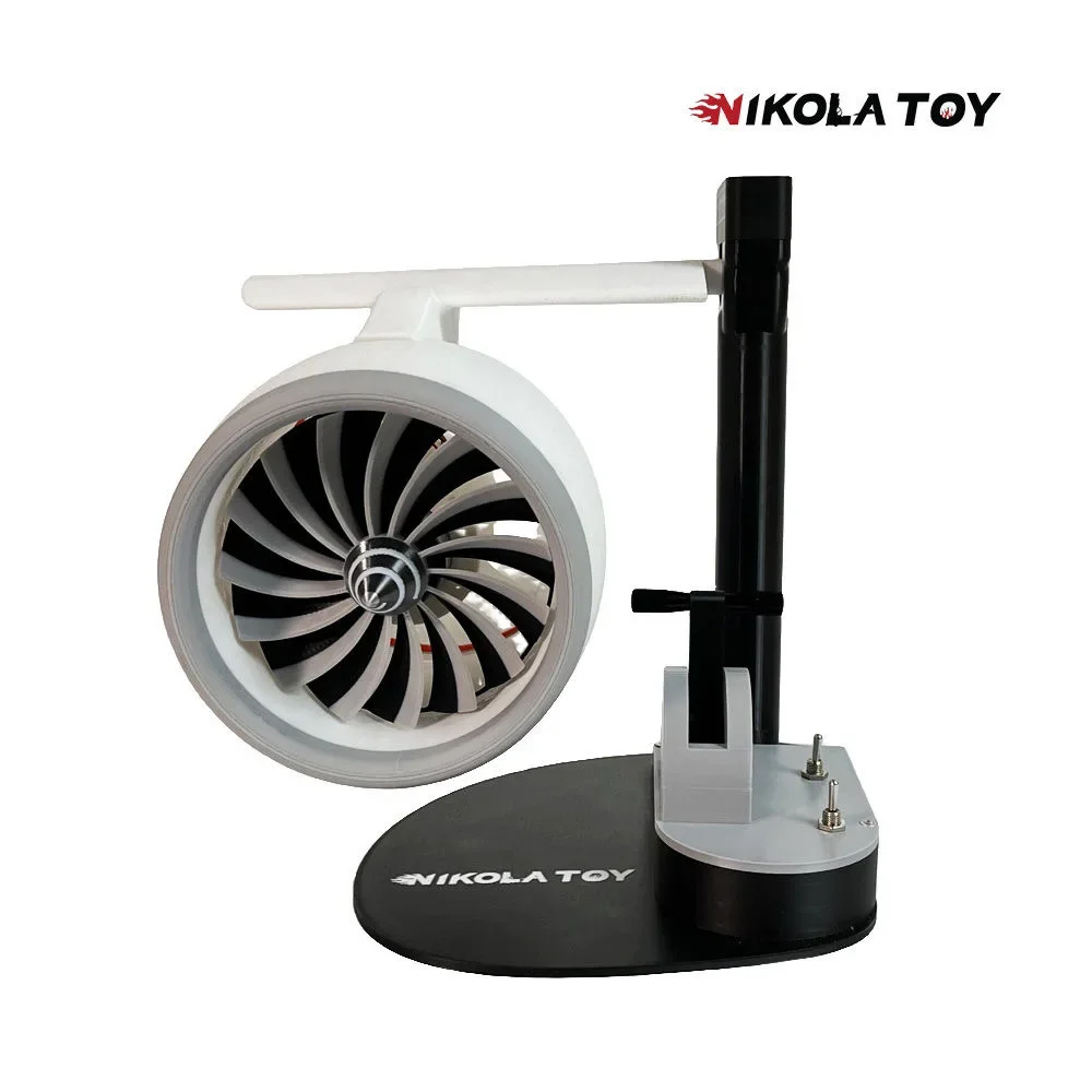 Desktop Turbofan Fan Gaming Room Ventilator Glowing Aircraft Propeller Design System Jet Turbo  Cool Cooling Ventilator 3D Print