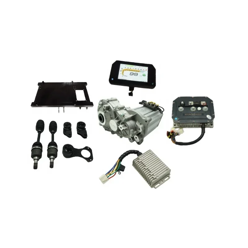 

SiAECOSYS Комплекты поезда электродвигателя переменного тока 72 В 4000 Вт с полуосью для электронного трехколесного велосипеда