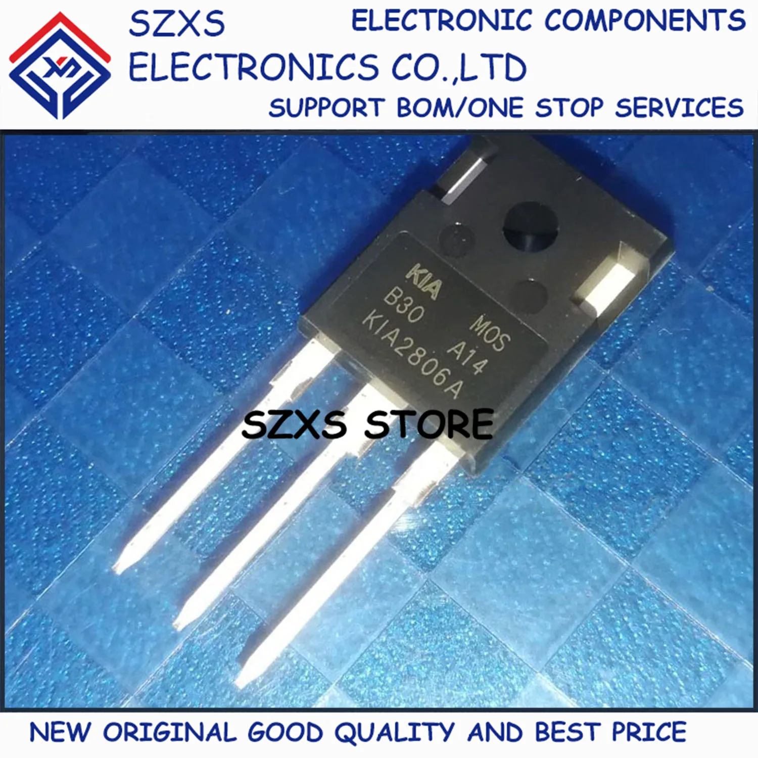 

New Original 10Pcs KIA2806A K1A2806A TO-247 60V 160A MOSFET Field-effect Transistor In Stock Electronic Components Good Quality