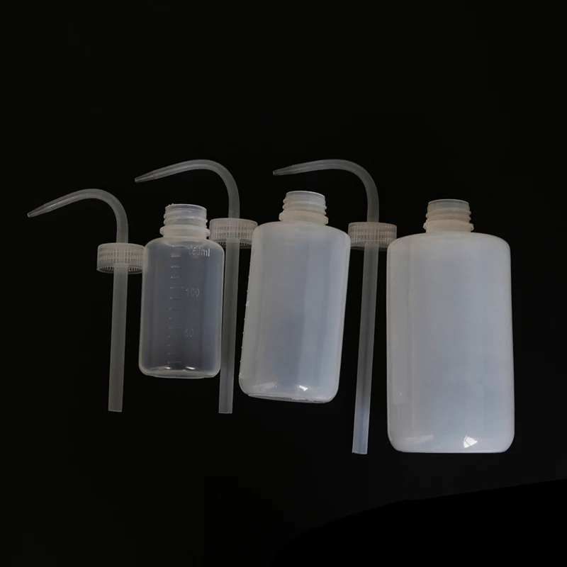 150/250/500ML Capacity Tattoo Cleaning Transparent White Plastic Green Soap Squeeze Bottle Laboratory Equipment Measuring Bottle