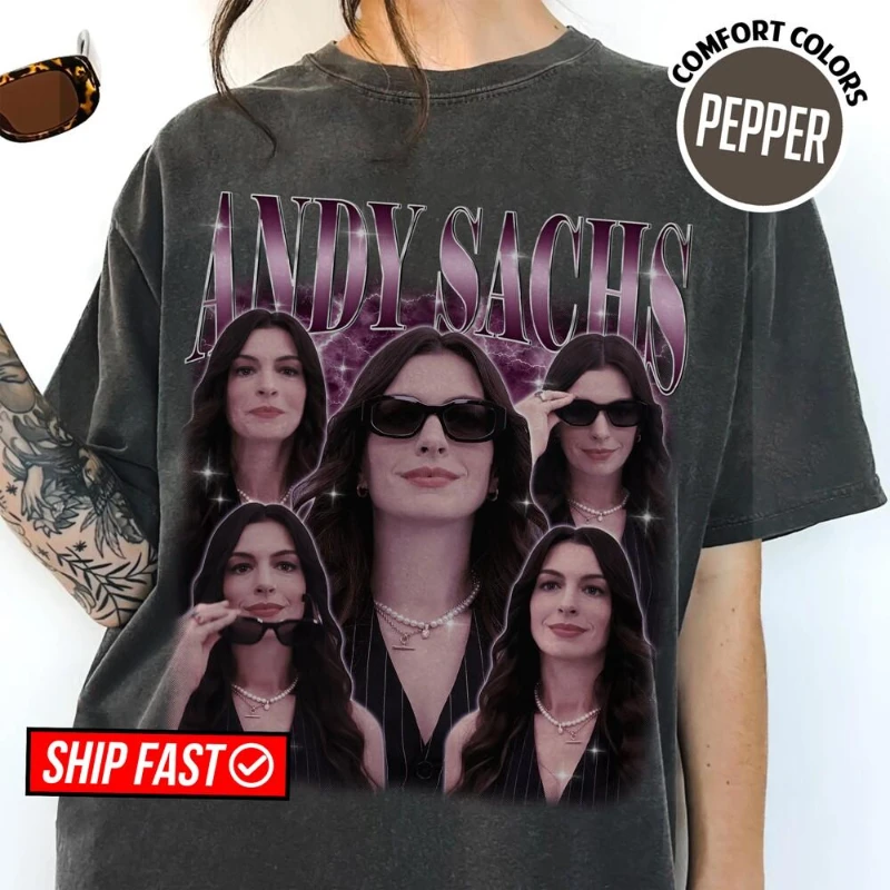 Camiseta O Diabo Veste Prada, Moda e Comédia, Camiseta do Filme com Meryl Streep e Anne Hathaway, Vestuário para Fãs de Filmes