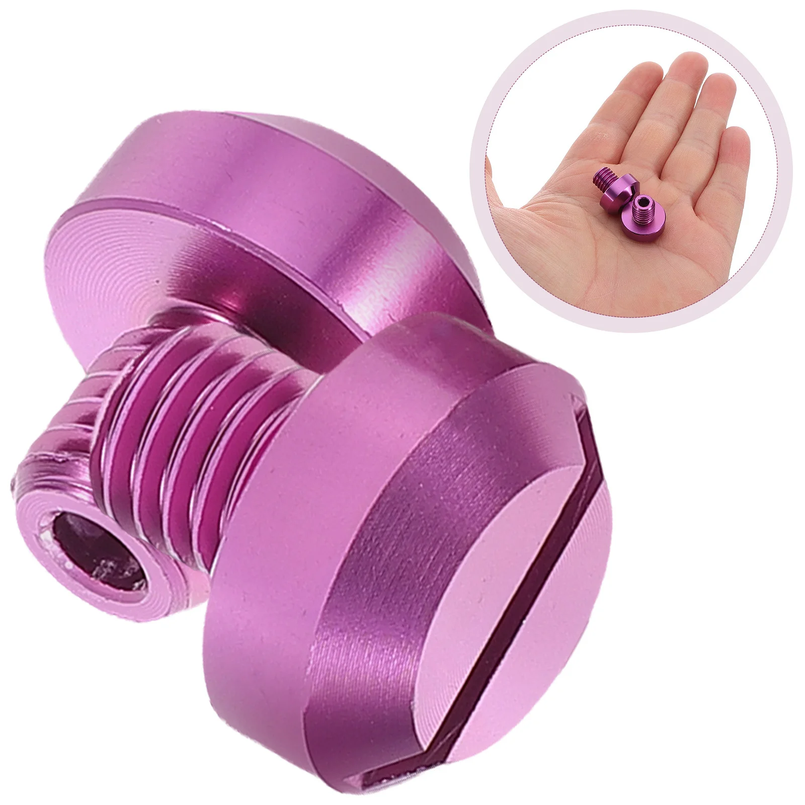 

2Pcs Motorcycle Rearview Mirror Hole Plugs Screws Aluminum Alloy Durable Block Off Covers for