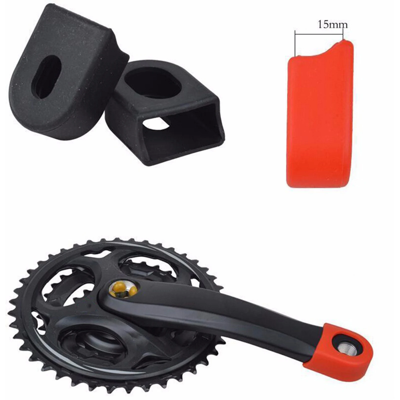 

Crank Arm Guards for Bicycles with Rubber Construction Suitable for Road and Fixed Bikes to Prevent Damage and Scratches