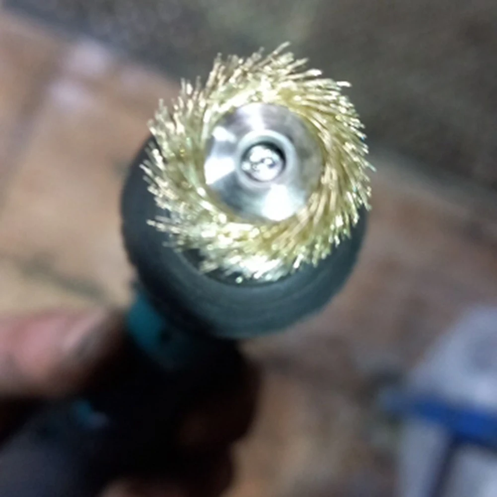 

40 шт., мини-проволочная щетка, чашка с колесом, латунная стальная проволочная щетка S, горячая распродажа, инструменты shing Buff