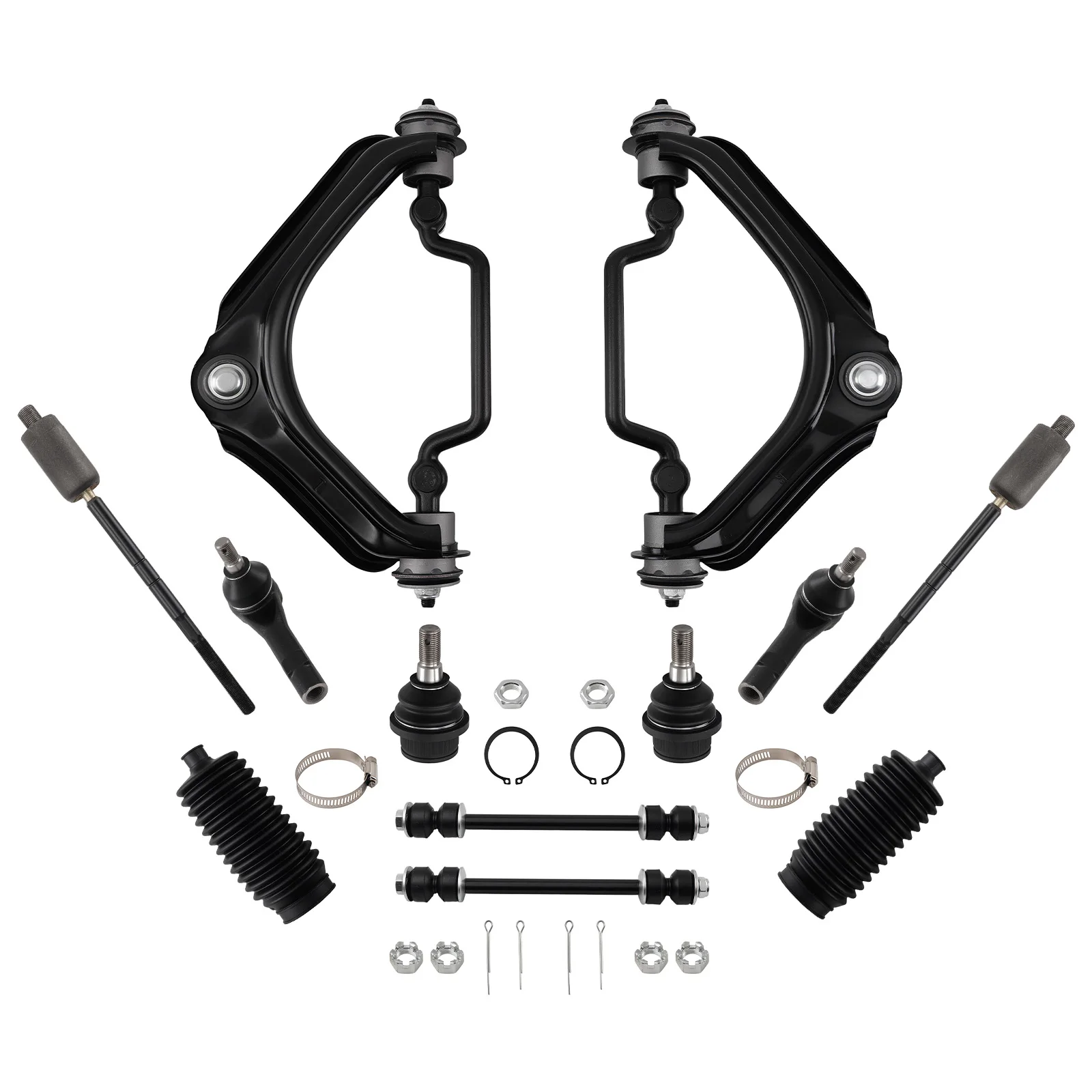 

12x Front Upper Control Arms Tie Rods for Ford Explorer Mountaineer 2002-2003