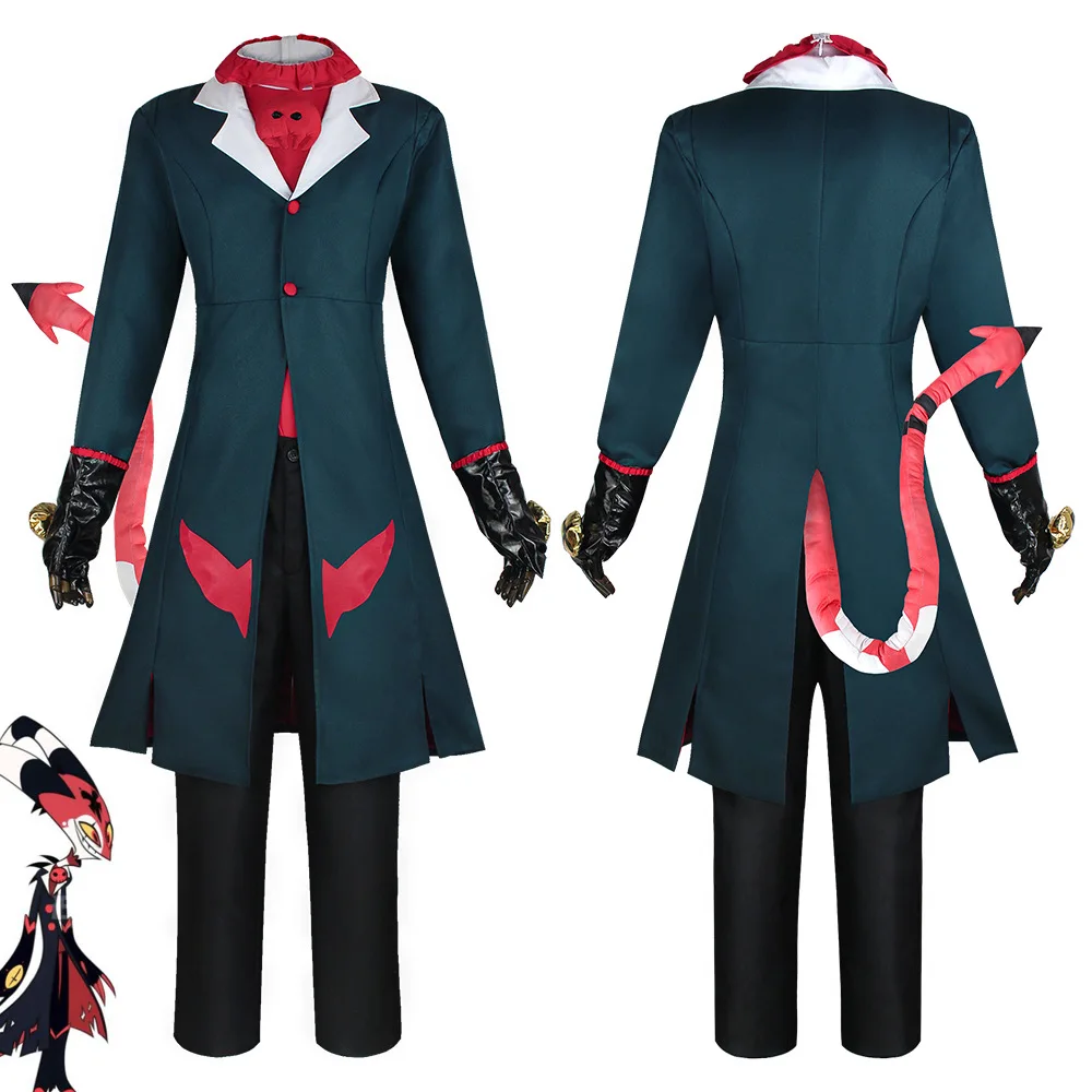 

Anime Hazbin Helluva Boss Blitzo Cosplay Costume Hotel Helluva Boss Blitzo Cosplay Uniform Halloween Costumes for Men Women