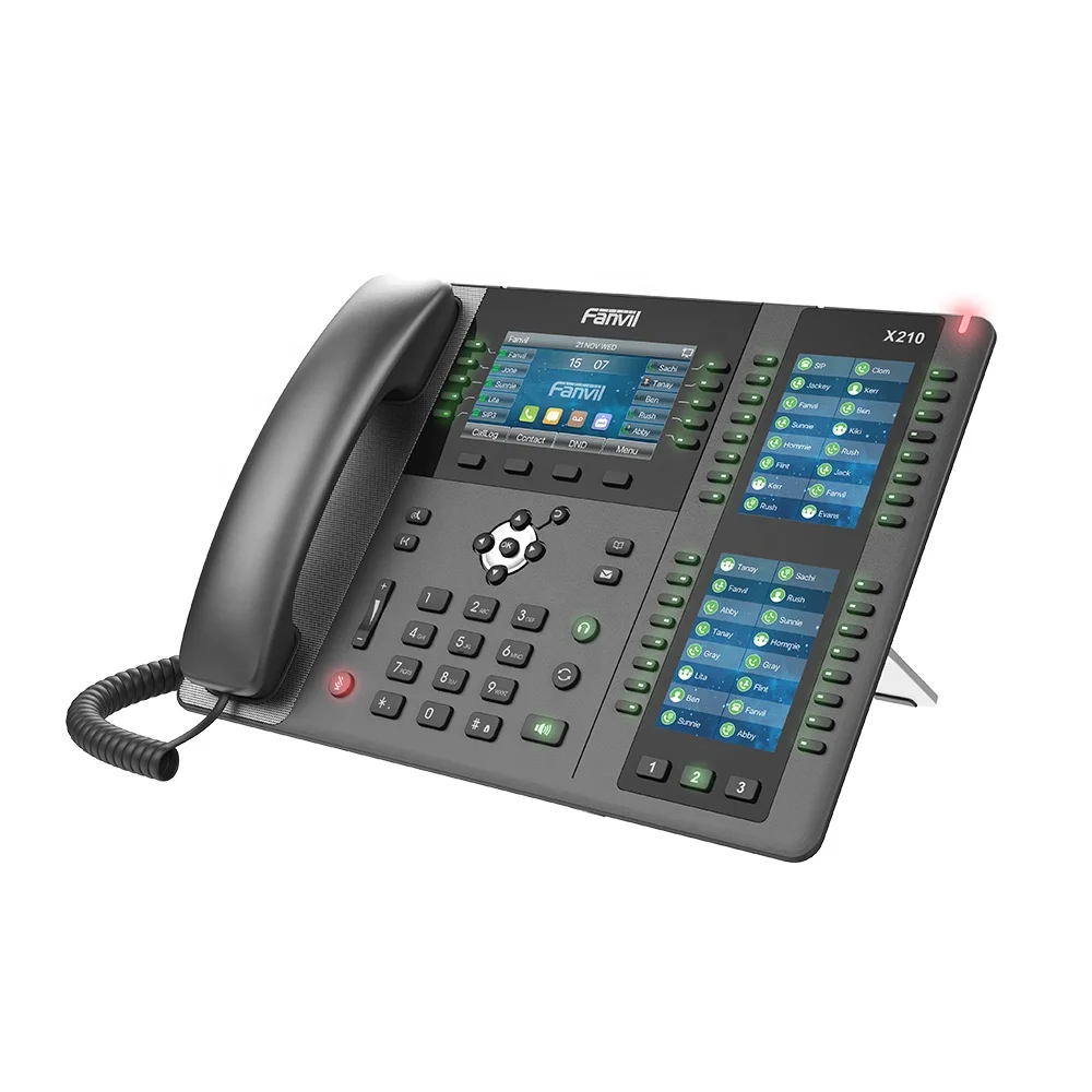 

X210 4.3 Inch Hot Desking Main Color Display Poe Video IP Phone