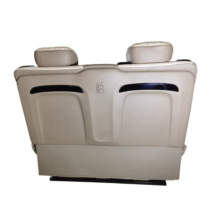 CTZY057 Luxury Auto Leather Car Seats 3-Person Bench for Van Back Row Factory Modification Model Alphard
