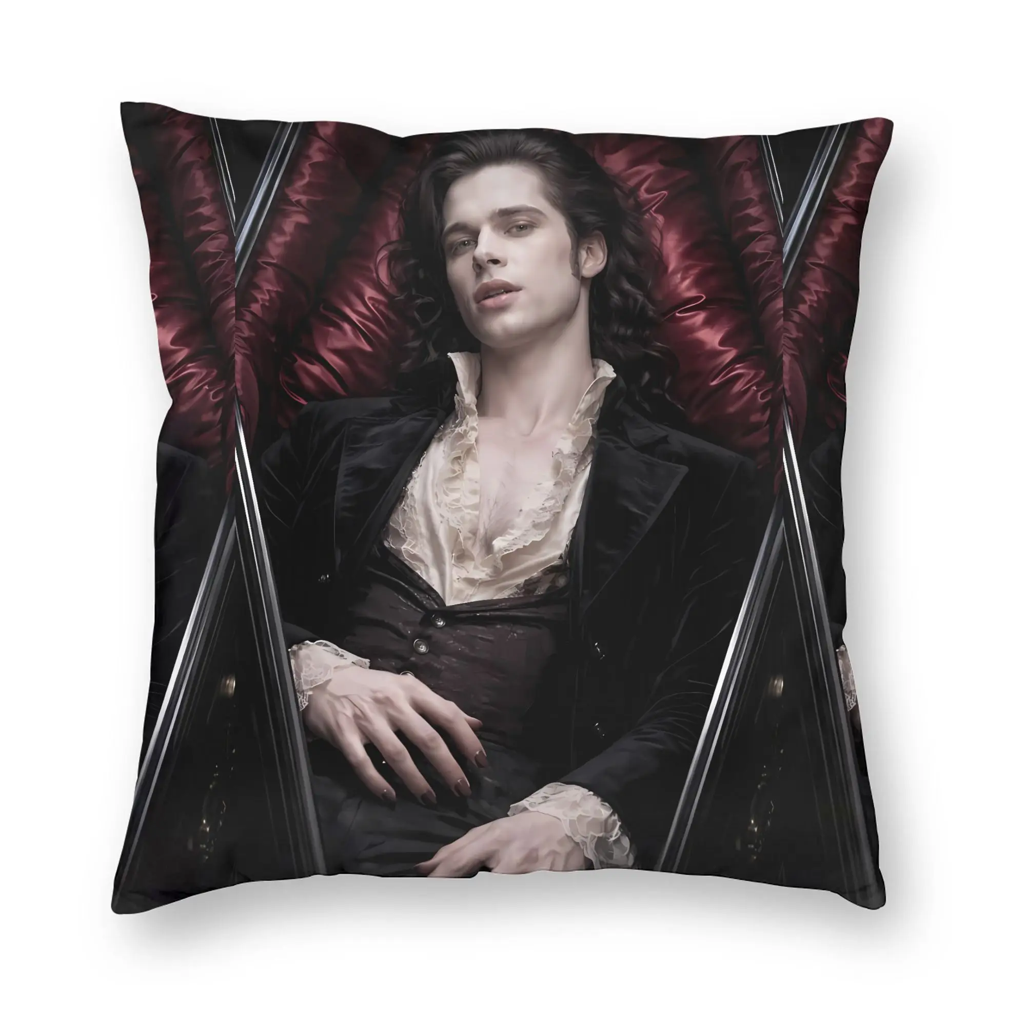 I-Interview With The Vampire IWTV Pillow Cover  Soft Cushion Cover Vintage Pillow Case For Chair Sofa Home Decor