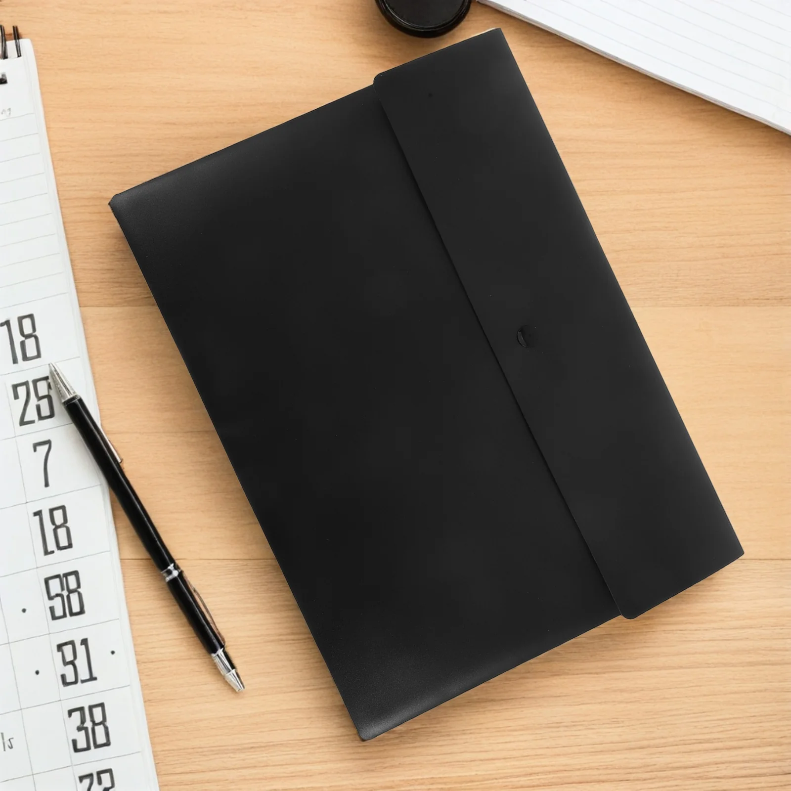 

10Pcs Document Folder Plastic Folders Snap Button Waterproof Large Capacity Office File Document Organizer Envelope