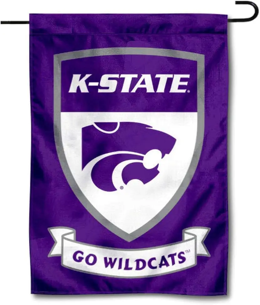 College Flags & Banners Co. Kansas State Wildcats Shield Garden Flag