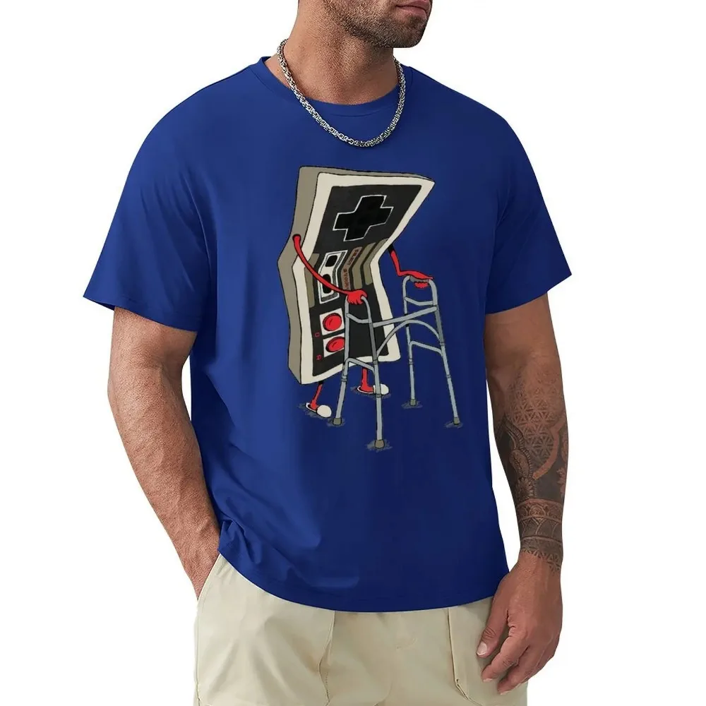 Old School T-shirt Men Video Game T Shirt Vintage Graphic Tops & Tees 80s Retro Designer TShirt Streetwear 100% Cotton