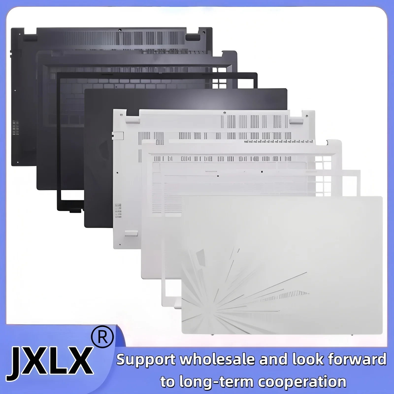 

JXLX® New For Acer Nitro NL16-71G-56ZT Laptop Rear Cover/LCD Screen Bezel/Upper Palm Rest Cover/Bottom Base Cover