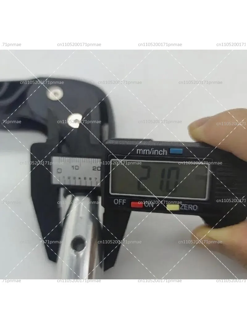 22mm Sports Wheelchair Aluminum Alloy 180° Folding Rear Push Handle Wheelchair Accessories