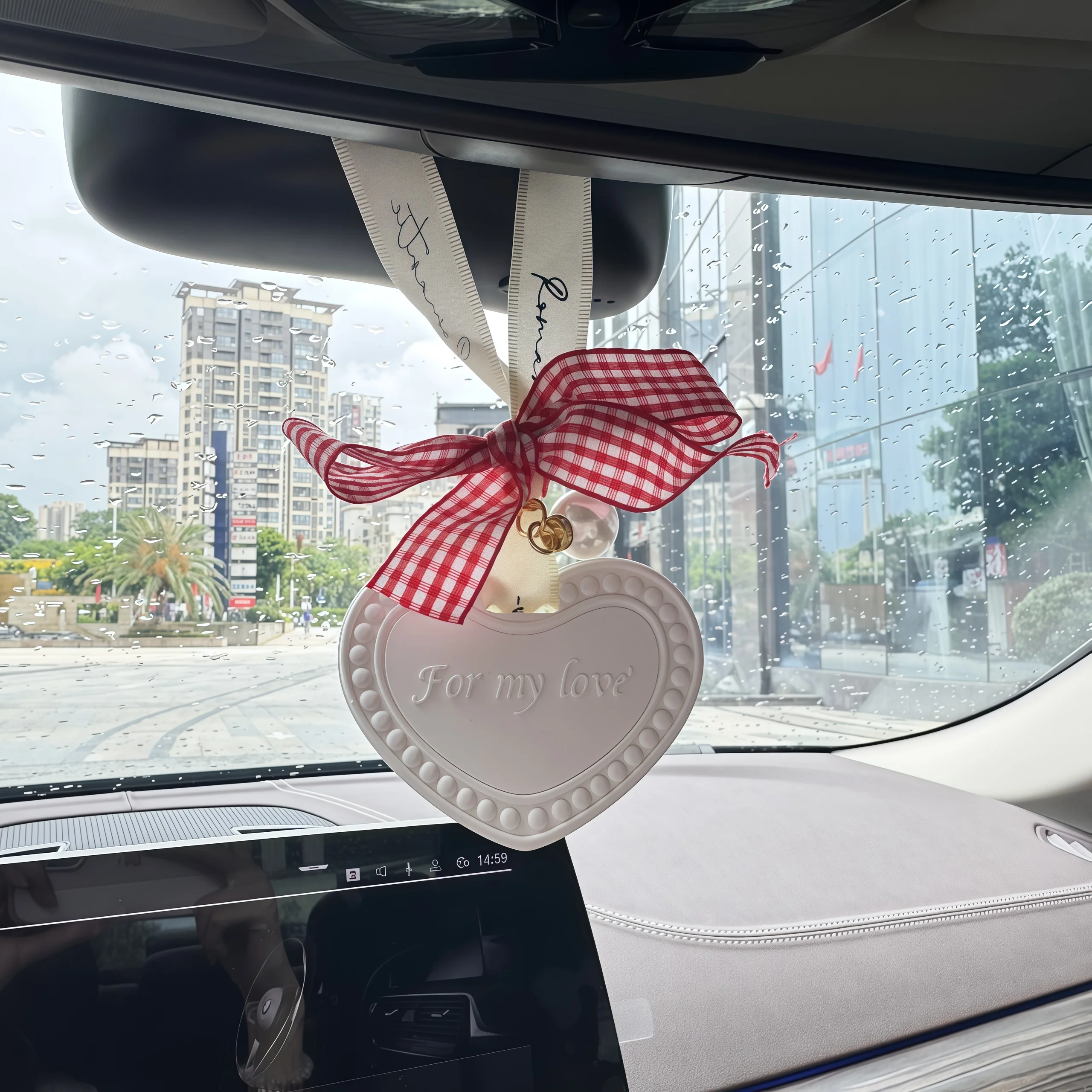 1pc Valentine's Day Aromatherapy Pendant Love Heart Car Air