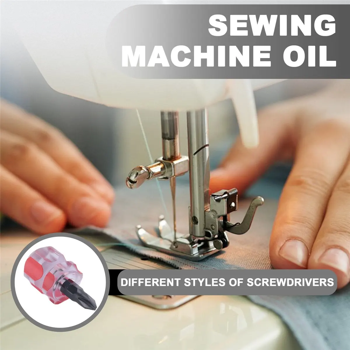 【STABLE QUALITY】6 Pieces Sewing Machine Cleaning Kit Includes Tweezers Double Headed Lint Brush Screwdriver, for Sewing Tools
