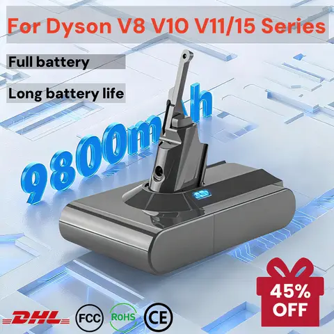 25.2V 12800mAh Battery for Dyson SV15 Serie Vacuum Cleaner Fluffy V11 Absolute Extra V11 Absolute V11  V10 V8 SV17 V12 SV20