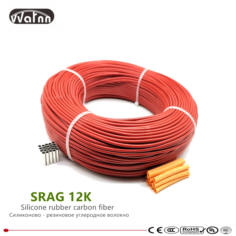 

Russia SRAG 12K 3MM 100M floor heating wire, new infrared high-quality heating cable