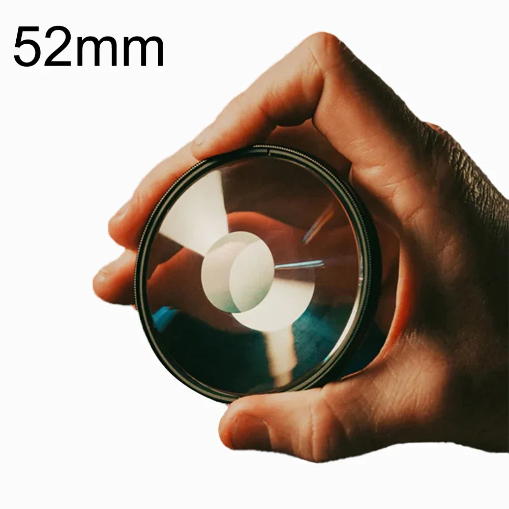 DSLR For Vortex Camera Filter with Optical Glass Waterproof Coating for Distortion Special Effects Photography