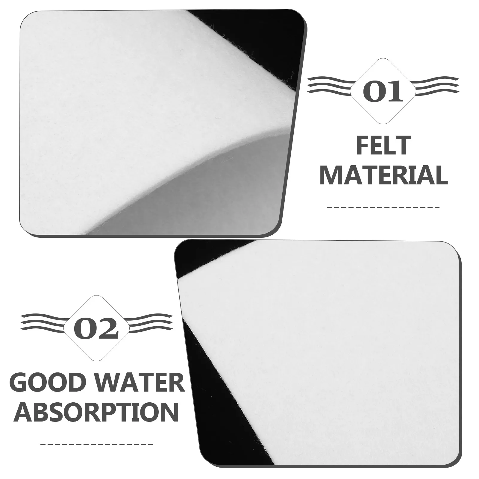 Premium Felt Writing Pad for Calligraphy Painting Drawing Excellent Ink Absorption Non-Slip Surface Student Home Office Study