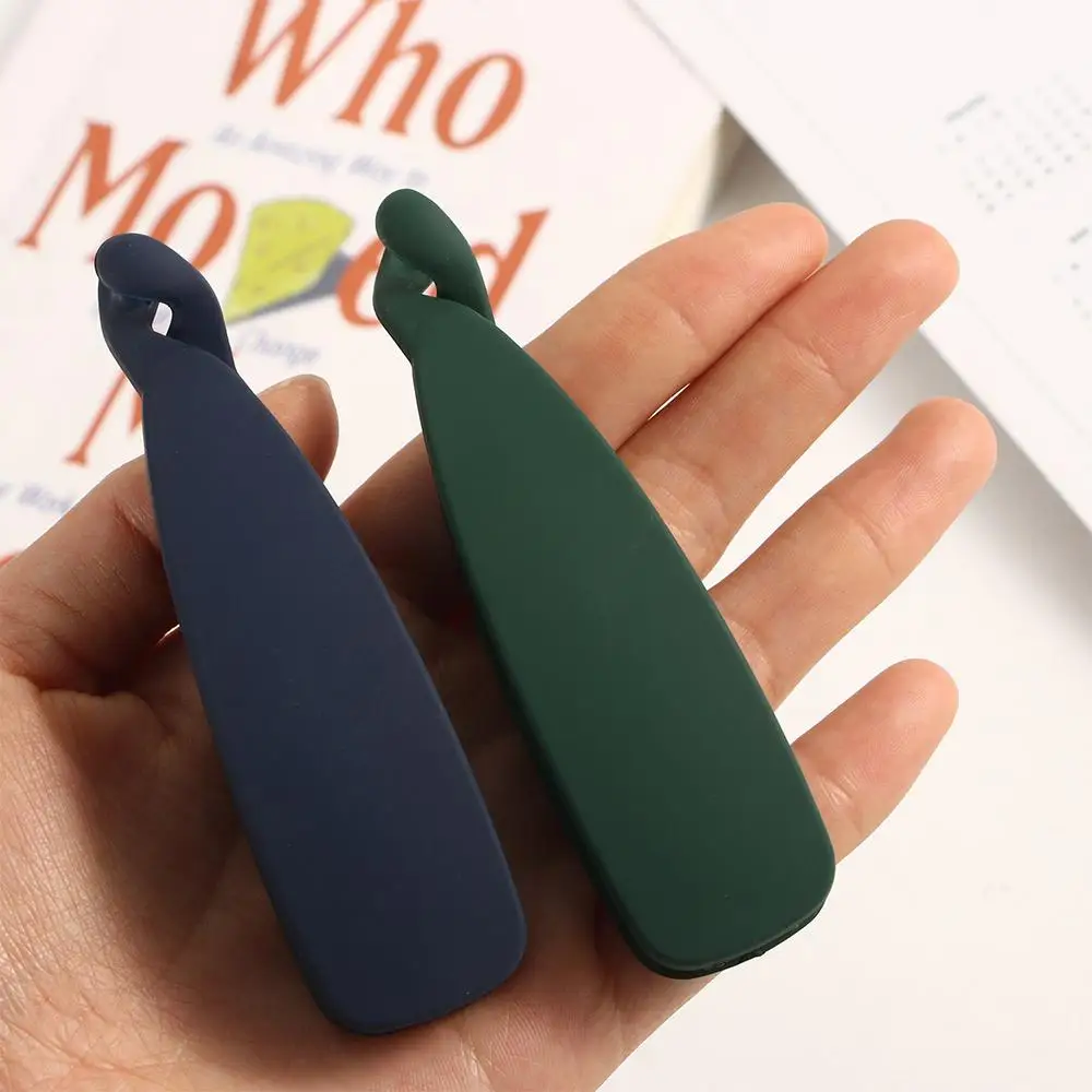 Hadiah Aksesoris Rambut Wanita Warna Solid Cakar Rambut Ekor Kuda Klip Rambut Klip Pisang