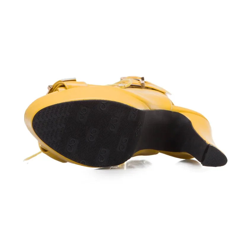 المصارع المرأة اللمحة تو صنادل أرضية فستان أبيض أزرق حفلة سيدة عالية حذاء بكعب سميك مشبك سستة الصيف الكاحل الاعوجاج الأحذية