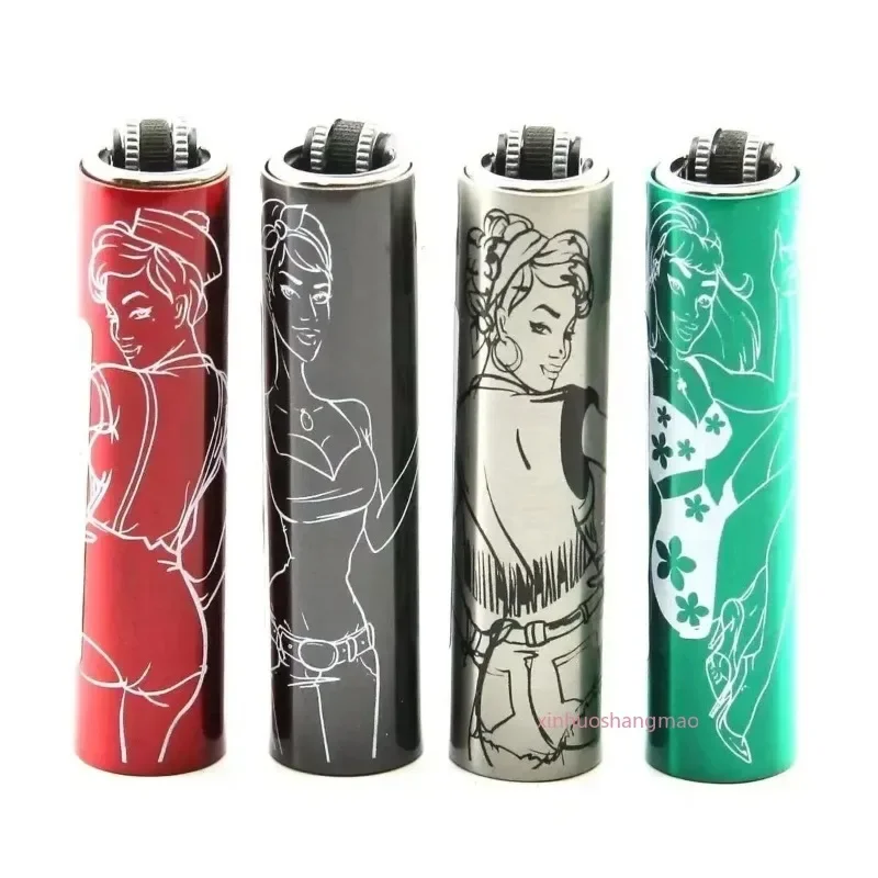 Clipper Spain Multiple Styles Reusable Inflatable Butane Lighters and Macaron Colored Multi Color Cigarette Lighters Smoking