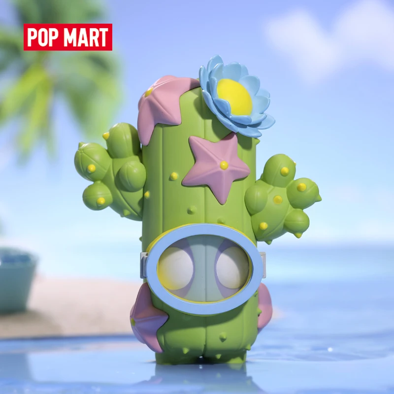 Pop Mart Coarse Little Voyagers Heat Wave Series Blind Box Guess Bag Mystery Box Toys Doll Cute Anime Figure Ornaments Gift